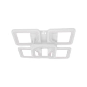 Πολυέλαιος LED με τηλεχειριστήριο FELY 80W, 5 τετράγωνα, κρύο/θερμό/ουδέτερο φως, ρυθμιζόμενο, λευκός πολυέλαιος LED με τηλεχειριστήριο Προεπιλεγμένος τίτλος Alessandro Design