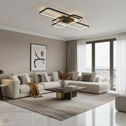 IANUSIS LED Πολυέλαιος με τηλεχειριστήριο 95W, 3 Στοιχεία, Κρύο/Ζεστό/Ουδέτερο φως, Ρυθμιζόμενο, Μαύροι πολυέλαιοι LED με τηλεχειριστήριο Προεπιλεγμένος τίτλος Alessandro Design