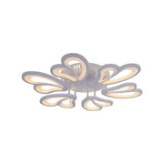 Πολυέλαιος LED με τηλεχειριστήριο BLOSSOM 78W, 6 πέταλα, Διάμετρος 60 cm, Κρύο/Ζεστό/Ουδέτερο φως, Ρυθμιζόμενο, Λευκός πολυέλαιος LED με τηλεχειριστήριο Προεπιλεγμένος τίτλος Alessandro Design