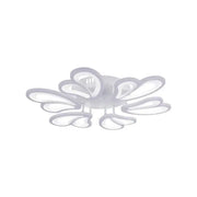 Πολυέλαιος LED με τηλεχειριστήριο BLOSSOM 78W, 6 πέταλα, Διάμετρος 60 cm, Κρύο/Ζεστό/Ουδέτερο φως, Ρυθμιζόμενο, Λευκός πολυέλαιος LED με τηλεχειριστήριο Προεπιλεγμένος τίτλος Alessandro Design
