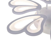 Πολυέλαιος LED με τηλεχειριστήριο BLOSSOM 78W, 6 πέταλα, Διάμετρος 60 cm, Κρύο/Ζεστό/Ουδέτερο φως, Ρυθμιζόμενο, Λευκός πολυέλαιος LED με τηλεχειριστήριο Προεπιλεγμένος τίτλος Alessandro Design
