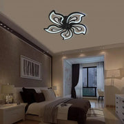 Πολυέλαιος LED με τηλεχειριστήριο GLORIOSA 150W, 5 πέταλα, κρύο/θερμό/ουδέτερο φως, ρυθμιζόμενο, μαύροι πολυέλαιοι LED με τηλεχειριστήριο Προεπιλεγμένος τίτλος Alessandro Design