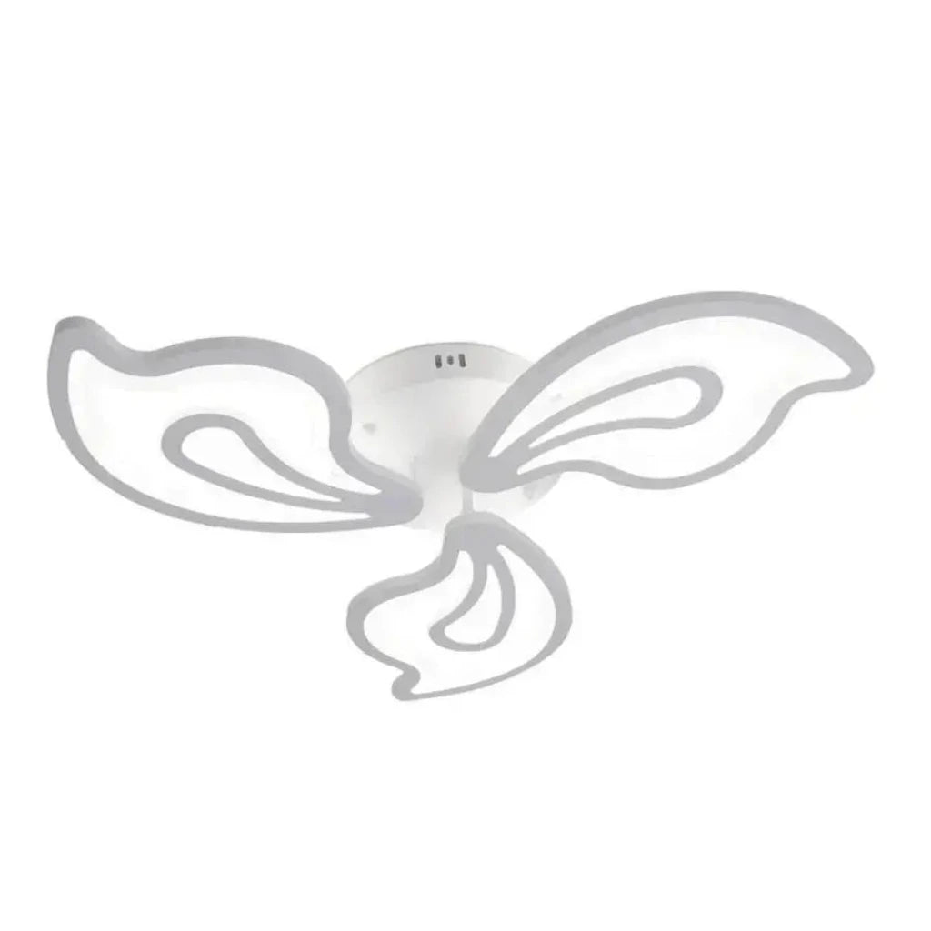 Πολυέλαιος LED με τηλεχειριστήριο GLORIOSA 40W, 3 πέταλα, κρύο/θερμό/ουδέτερο φως, ρυθμιζόμενο, λευκός πολυέλαιος LED με τηλεχειριστήριο Προεπιλεγμένος τίτλος Alessandro Design