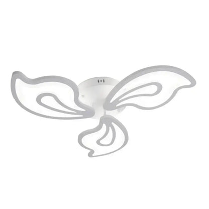 Πολυέλαιος LED με τηλεχειριστήριο GLORIOSA 40W, 3 πέταλα, κρύο/θερμό/ουδέτερο φως, ρυθμιζόμενο, λευκός πολυέλαιος LED με τηλεχειριστήριο Προεπιλεγμένος τίτλος Alessandro Design