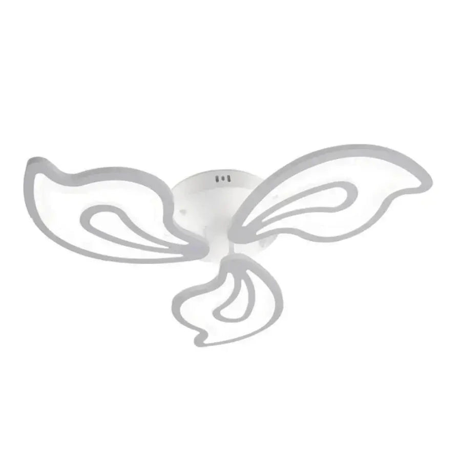 Πολυέλαιος LED με τηλεχειριστήριο GLORIOSA 40W, 3 πέταλα, κρύο/θερμό/ουδέτερο φως, ρυθμιζόμενο, λευκός πολυέλαιος LED με τηλεχειριστήριο Προεπιλεγμένος τίτλος Alessandro Design
