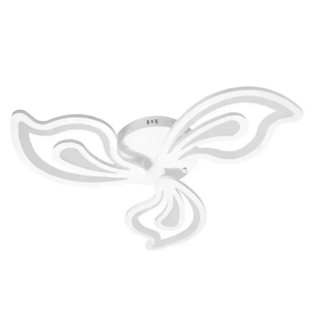 Πολυέλαιος LED με τηλεχειριστήριο GLORIOSA 40W, 3 πέταλα, κρύο/θερμό/ουδέτερο φως, ρυθμιζόμενο, λευκός πολυέλαιος LED με τηλεχειριστήριο Προεπιλεγμένος τίτλος Alessandro Design