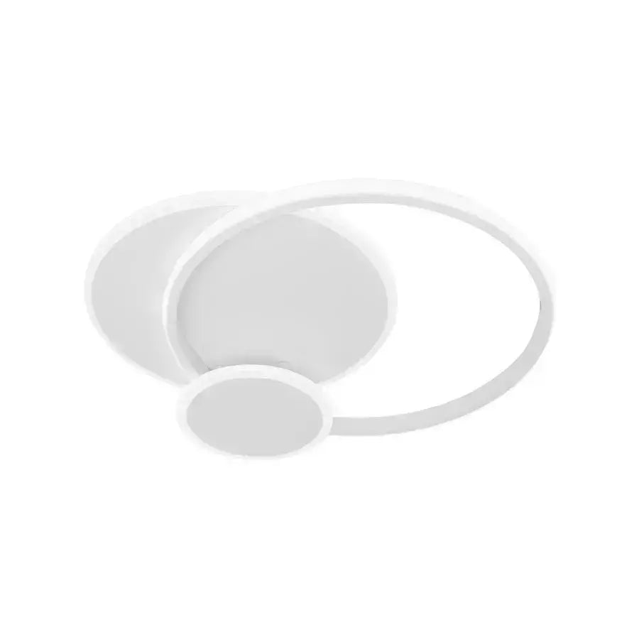 Πολυέλαιος LED με τηλεχειριστήριο SILVIAN, 58W, 3 κύκλοι, κρύο/θερμό/ουδέτερο φως, ρυθμιζόμενο, λευκός πολυέλαιος LED με τηλεχειριστήριο Προεπιλεγμένος τίτλος Alessandro Design
