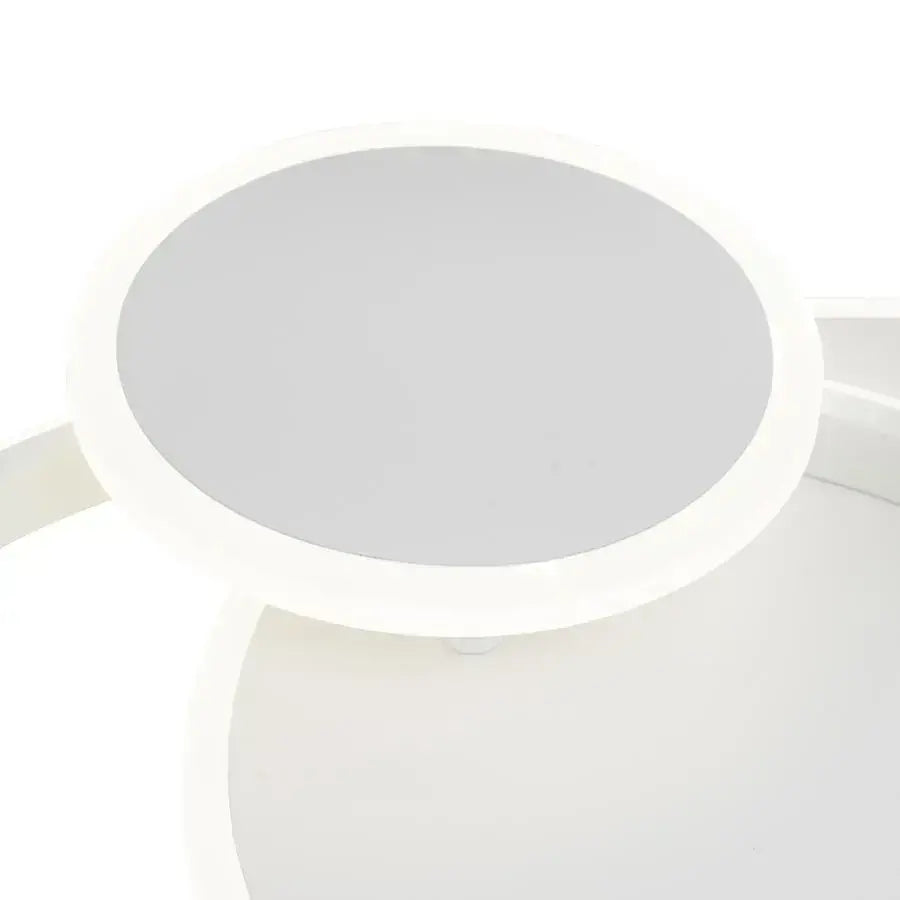 Πολυέλαιος LED με τηλεχειριστήριο SILVIAN, 58W, 3 κύκλοι, κρύο/θερμό/ουδέτερο φως, ρυθμιζόμενο, λευκός πολυέλαιος LED με τηλεχειριστήριο Προεπιλεγμένος τίτλος Alessandro Design
