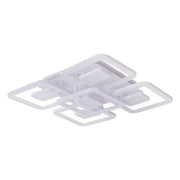 Πολυέλαιος LED με τηλεχειριστήριο FELIX 119W, 5 τετράγωνα, κρύο/θερμό/ουδέτερο φως, ρυθμιζόμενο, λευκός πολυέλαιος LED με τηλεχειριστήριο Προεπιλεγμένος τίτλος Alessandro Design