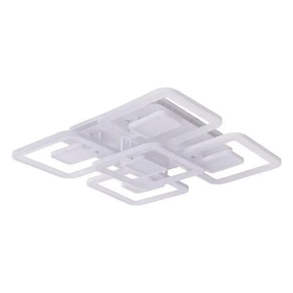 Πολυέλαιος LED με τηλεχειριστήριο FELIX 119W, 5 τετράγωνα, κρύο/θερμό/ουδέτερο φως, ρυθμιζόμενο, λευκός πολυέλαιος LED με τηλεχειριστήριο Προεπιλεγμένος τίτλος Alessandro Design