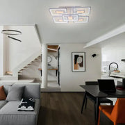 Πολυέλαιος LED με τηλεχειριστήριο FELIX 119W, 5 τετράγωνα, κρύο/θερμό/ουδέτερο φως, ρυθμιζόμενο, λευκός πολυέλαιος LED με τηλεχειριστήριο Προεπιλεγμένος τίτλος Alessandro Design