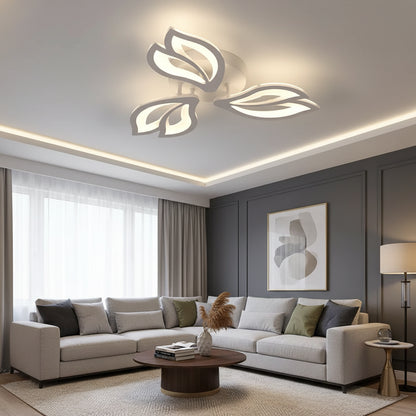 Πολυέλαιος LED με τηλεχειριστήριο LILY 40W, 3 Στοιχεία, Κρύο/Ζεστό/Ουδέτερο φως, Ρυθμιζόμενο, Λευκός πολυέλαιος LED με τηλεχειριστήριο Προεπιλεγμένος τίτλος Alessandro Design