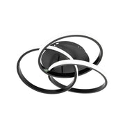 Πολυέλαιος LED με τηλεχειριστήριο VECTOR VORTEX 96W, 3 Στοιχεία, Κρύο/Ζεστό/Ουδέτερο φως, Ρυθμιζόμενο, Μαύροι πολυέλαιοι LED με τηλεχειριστήριο Προεπιλεγμένος τίτλος Alessandro Design
