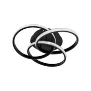 Πολυέλαιος LED με τηλεχειριστήριο VECTOR VORTEX 96W, 3 Στοιχεία, Κρύο/Ζεστό/Ουδέτερο φως, Ρυθμιζόμενο, Μαύροι πολυέλαιοι LED με τηλεχειριστήριο Προεπιλεγμένος τίτλος Alessandro Design