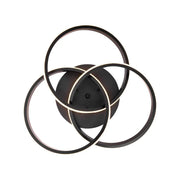 Πολυέλαιος LED με τηλεχειριστήριο VECTOR VORTEX 96W, 3 Στοιχεία, Κρύο/Ζεστό/Ουδέτερο φως, Ρυθμιζόμενο, Μαύροι πολυέλαιοι LED με τηλεχειριστήριο Προεπιλεγμένος τίτλος Alessandro Design