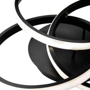 Πολυέλαιος LED με τηλεχειριστήριο VECTOR VORTEX 96W, 3 Στοιχεία, Κρύο/Ζεστό/Ουδέτερο φως, Ρυθμιζόμενο, Μαύροι πολυέλαιοι LED με τηλεχειριστήριο Προεπιλεγμένος τίτλος Alessandro Design