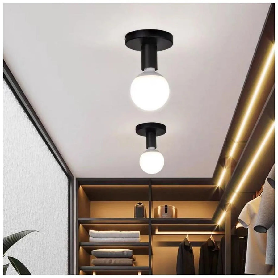 MODERNIST Chandelier Mono 1x E27, Black, Modern Design Luster Industrial Προεπιλεγμένος τίτλος Alessandro Design