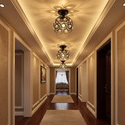 Vera Chandelier, 1x E27, Διάμετρος 18cm, Μαύροι, Μεταλλικοί και Κρύσταλλοι Classic Chandeliers Προεπιλεγμένος τίτλος Alessandro Design