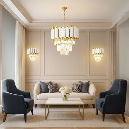 Aplica Candelabru Cristal VERSAILLES Piccolo, 2xE14, Alb Aplice de Interior Default Title Alessandro Design