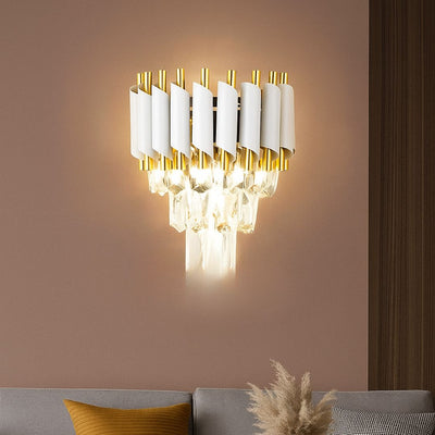Φωτιστικό πολυελαίου VERSAILLES Piccolo Crystal, 2xE14, Λευκό