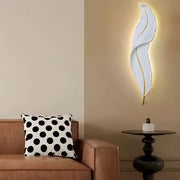 Φωτιστικό τοίχου LED, Διακοσμητικό φτερό 85CM 31W Κρύο/Ζεστό/Ουδέτερο φως Λευκόχρυσο Φωτιστικά τοίχου εσωτερικού χώρου Προεπιλεγμένος τίτλος Alessandro Design