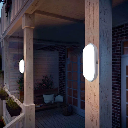 Aplica LED de Exterior, IP65, Alb, Lumina Calda 3000K, Alb Aplice de Exterior Default Title Alessandro Design