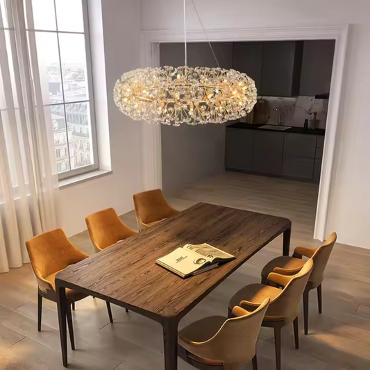 Crystal Chandelier SEGOVIA Magno 12x E14, Διάμετρος 60cm, Γυαλιστερό χρυσό, Ρυθμιζόμενο ύψος Κρυστάλλινοι πολυέλαιοι Προεπιλεγμένος τίτλος Alessandro Design