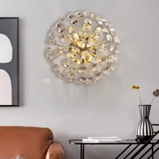 Crystal Chandelier MINUE, 4x G9, Diameter 35cm, Shiny Gold Crystal Chandeliers Προεπιλεγμένος τίτλος Alessandro Design
