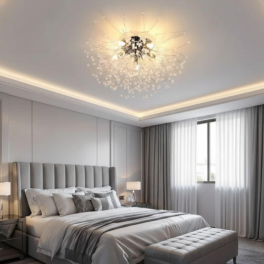 Crystal Chandelier RONDO Vivace, 8x G9, Diameter 60cm, Glossy Chrome Crystal Chandeliers Προεπιλεγμένος τίτλος Alessandro Design