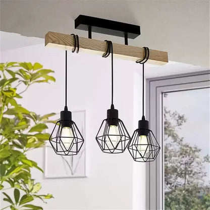 Marcellus Chandelier, 3x E27, Brown Black Industrial Chandeliers Προεπιλεγμένος τίτλος Alessandro Design