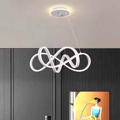 Κρεμαστός πολυέλαιος LED με τηλεχειριστήριο INFINITY HALO 69W, Κρύο/Ζεστό/Ουδέτερο φως, Ρυθμιζόμενο, Λευκό, ρυθμιζόμενο ύψος Πολυέλαιοι LED με τηλεχειριστήριο Προεπιλεγμένος τίτλος Alessandro Design