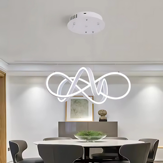 Κρεμαστός πολυέλαιος LED με τηλεχειριστήριο INFINITY HALO 69W, Κρύο/Ζεστό/Ουδέτερο φως, Ρυθμιζόμενο, Λευκό, ρυθμιζόμενο ύψος Πολυέλαιοι LED με τηλεχειριστήριο Προεπιλεγμένος τίτλος Alessandro Design