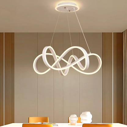 Κρεμαστός πολυέλαιος LED με τηλεχειριστήριο INFINITY HALO 69W, Κρύο/Ζεστό/Ουδέτερο φως, Ρυθμιζόμενο, Λευκό, ρυθμιζόμενο ύψος Πολυέλαιοι LED με τηλεχειριστήριο Προεπιλεγμένος τίτλος Alessandro Design