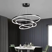 Κρεμαστός πολυέλαιος LED PAGANO 95W, Κρύο/Ζεστό/Ουδέτερο φως, Μαύρο, Ρυθμιζόμενο ύψος Μοντέρνοι Πολυέλαιοι Προεπιλεγμένος τίτλος Alessandro Design