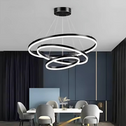 Κρεμαστός πολυέλαιος LED PAGANO 95W, Κρύο/Ζεστό/Ουδέτερο φως, Μαύρο, Ρυθμιζόμενο ύψος Μοντέρνοι Πολυέλαιοι Προεπιλεγμένος τίτλος Alessandro Design