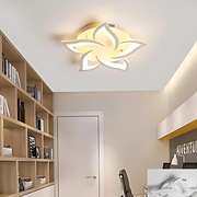 Πολυέλαιος LED με τηλεχειριστήριο LOTUS 54W, 5 πέταλα, κρύο/ζεστό/ουδέτερο φως, ρυθμιζόμενο, λευκός πολυέλαιος LED με τηλεχειριστήριο Προεπιλεγμένος τίτλος Alessandro Design