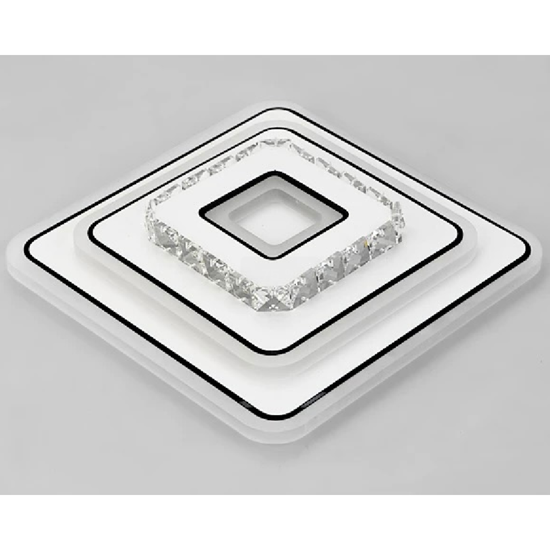 Κρυστάλλινος πολυέλαιος LED ARABELA 40W, Κρύο/Ζεστό/Ουδέτερο φως, Λευκοί πολυέλαιοι LED Προεπιλεγμένος τίτλος Alessandro Design