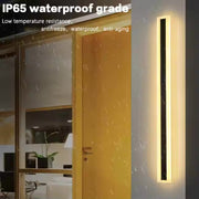 Mack Φωτιστικό τοίχου LED εξωτερικού χώρου, Μήκος 60 cm, 8W, IP65, Μεταλλικό, Γραμμικό, Μαύρο Φωτιστικό τοίχου εξωτερικού χώρου Προεπιλεγμένος τίτλος Alessandro Design