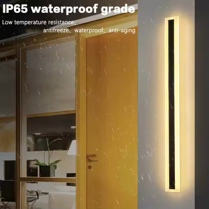 Mack Φωτιστικό τοίχου LED εξωτερικού χώρου, Μήκος 60 cm, 8W, IP65, Μεταλλικό, Γραμμικό, Μαύρο Φωτιστικό τοίχου εξωτερικού χώρου Προεπιλεγμένος τίτλος Alessandro Design