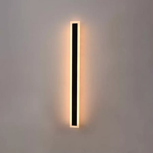 Mack Outdoor LED Wall Light, Μήκος 90cm, 10W, IP65, Metal, Linear, Black Outdoor Wall Lights Προεπιλεγμένος τίτλος Alessandro Design