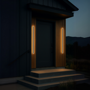 Mack Outdoor LED Wall Light, Μήκος 90cm, 10W, IP65, Metal, Linear, Black Outdoor Wall Lights Προεπιλεγμένος τίτλος Alessandro Design