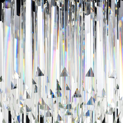BLOIS Magno Crystal Chandelier 8x E14 D60 cm Μαύρος Χρυσός Ρυθμιζόμενος Ύψος Crystal Chandeliers Προεπιλεγμένος τίτλος Alessandro Design