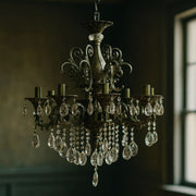 Crystal Chandelier SANSSOUCI Magno, 8xE14, Diameter 65cm, Antique Brass Classic Chandeliers Προεπιλεγμένος τίτλος Alessandro Design