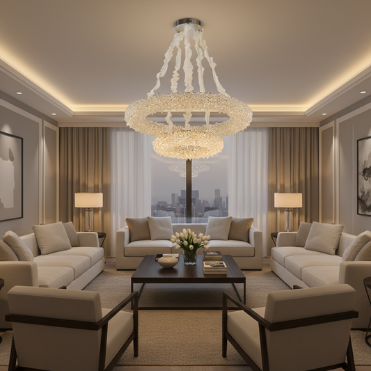Candelabru Cristal cu Telecomanda, PRAGA Imperio, 78W, Diametru 71cm, Lumina Rece/Calda/Neutra, Auriu, Inaltime Reglabila Lustre LED cu Telecomanda Default Title Alessandro Design