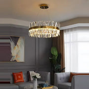 CASERTA Regalis LED Πολυέλαιος με Τηλεχειριστήριο, 95W, Dimmable, Διάμετρος 80cm, Χρυσοί πολυέλαιοι LED με τηλεχειριστήριο Προεπιλεγμένος τίτλος Alessandro Design