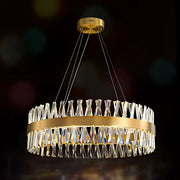 CASERTA Regalis LED Πολυέλαιος με Τηλεχειριστήριο, 95W, Dimmable, Διάμετρος 80cm, Χρυσοί πολυέλαιοι LED με τηλεχειριστήριο Προεπιλεγμένος τίτλος Alessandro Design