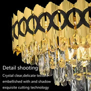 Crystal Chandelier PIERREFONDS Eleganza 8x E14, Διάμετρος 48,5cm, Γυαλιστερό Χρυσό, Ρυθμιζόμενο Ύψος Crystal Chandeliers Προεπιλεγμένος τίτλος Alessandro Design