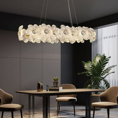 Crystal Chandelier Cadenza Allegro, 80W, 20x E14, 3000K4000K6000K, Ρυθμιζόμενο ύψος, Χρυσό