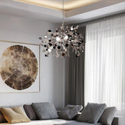 Μοντέρνο Candelabra, CAPRICIO Allegro, 2xE14, Διάμετρος 40cm, Γυαλιστερό χρώμιο, Ρυθμιζόμενο ύψος Μοντέρνο Candelabra Προεπιλεγμένος τίτλος Alessandro Design