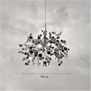 Μοντέρνο Candelabra, CAPRICIO Allegro, 2xE14, Διάμετρος 40cm, Γυαλιστερό χρώμιο, Ρυθμιζόμενο ύψος Μοντέρνο Candelabra Προεπιλεγμένος τίτλος Alessandro Design